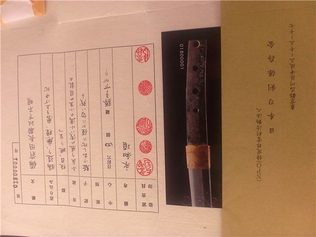 Tachi sword & mounts-1374-Eiwa period-Motoshige-img-26