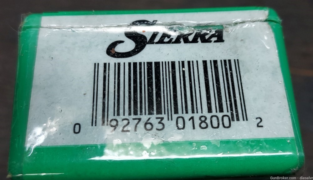 100 DISCONTINUED Sierra . 277 " Caliber 90 Grain Hollow Point BULLETS -img-2