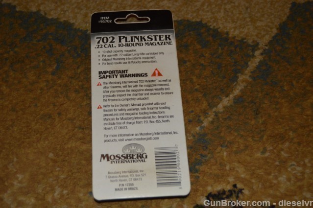 NEW IN PACKAGE Mossberg .22 L.R. Magazine-img-1