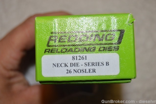 NEW Redding 26 Nosler Neck Sizing Die-img-0