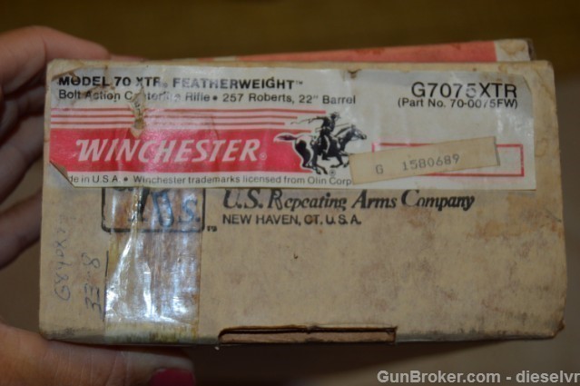 Factory Box Winchester Model 70 Featherweight 257-img-1