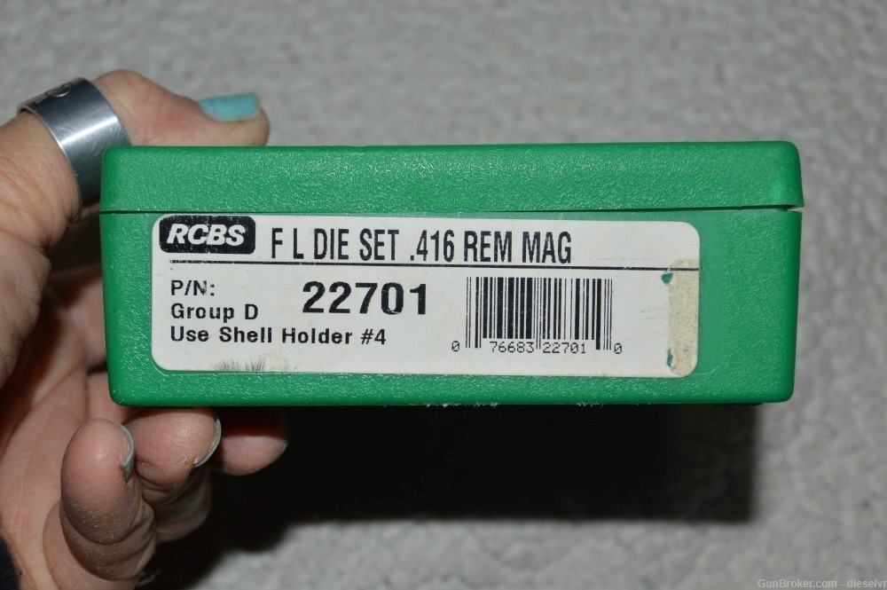 NEW RCBS 416 Remington Magnum FL Die Set-img-1