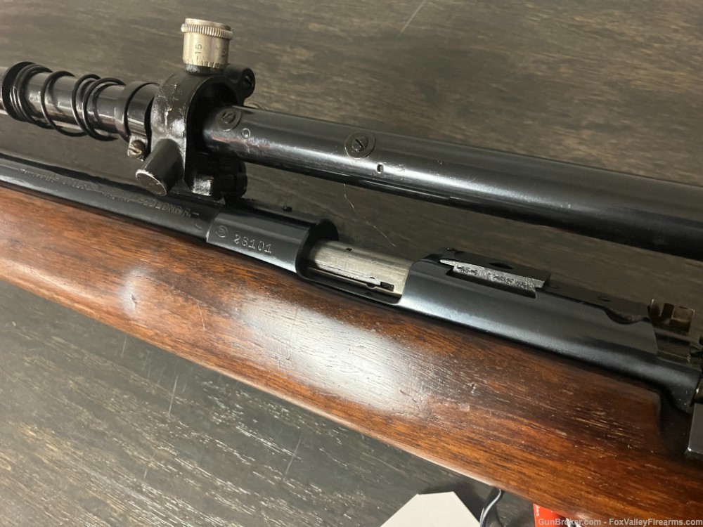 Winchester 52 Pre A  .22LR 28" w/Lyman scope NICE! NO RESERVE!-img-4