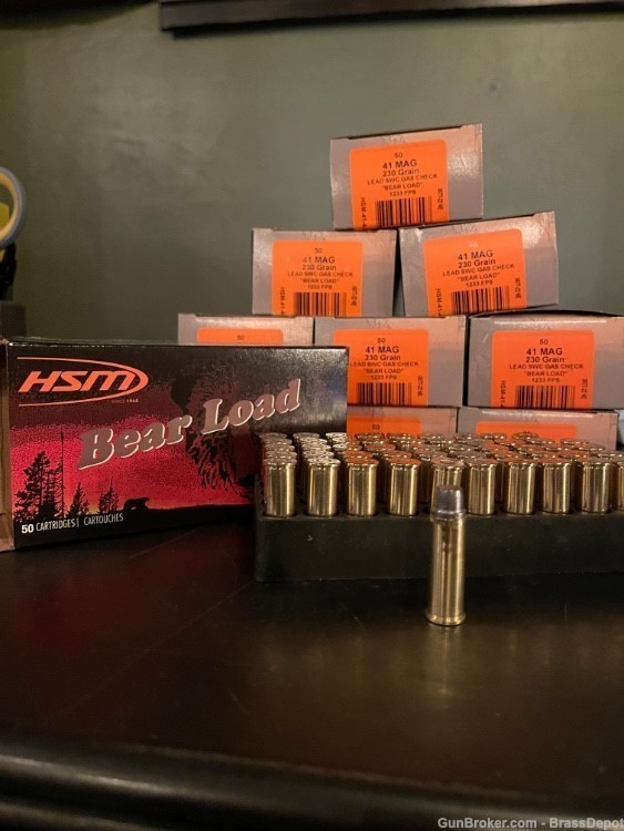 HSM 414N Bear Load 41 Rem Mag 230 gr - 10 boxes 500 rounds -img-0