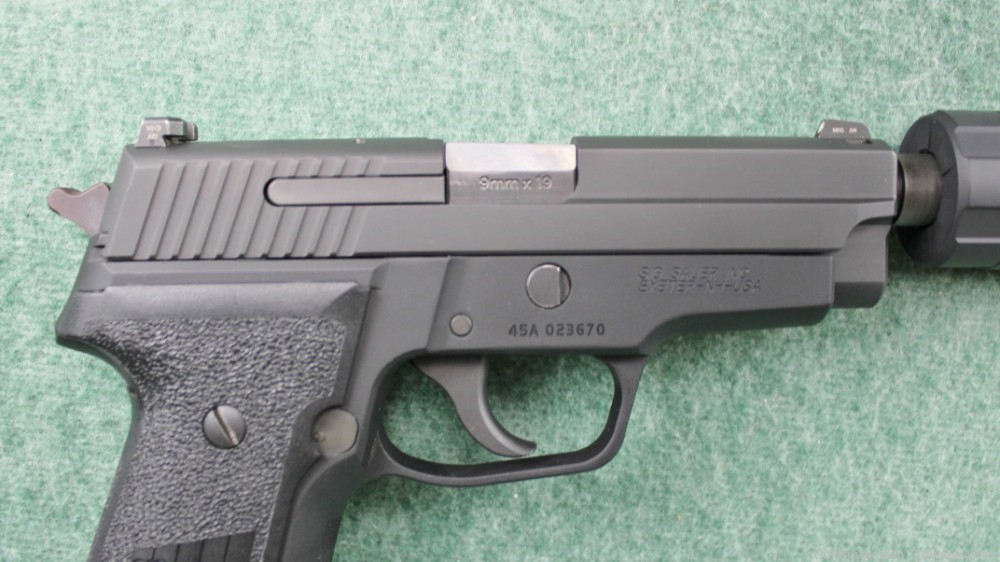Sig Sauer P229 M11-A1 9mm Pistol With NEW AAC Ti-Rant NEW Tall Night Sights-img-13