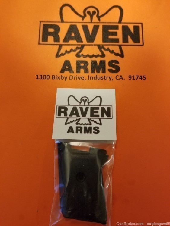 Raven / Phoenix Arms MP25, P25 Black Wood Grips (Lg Sliding Safety)-img-0
