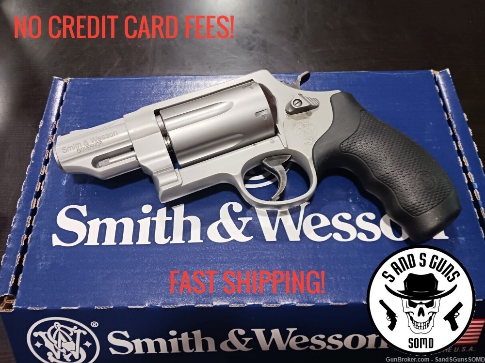 SMITH & WESSON GOVERNOR 45 COLT 410 45ACP 2.75" Revolver $75 REBATE-img-1