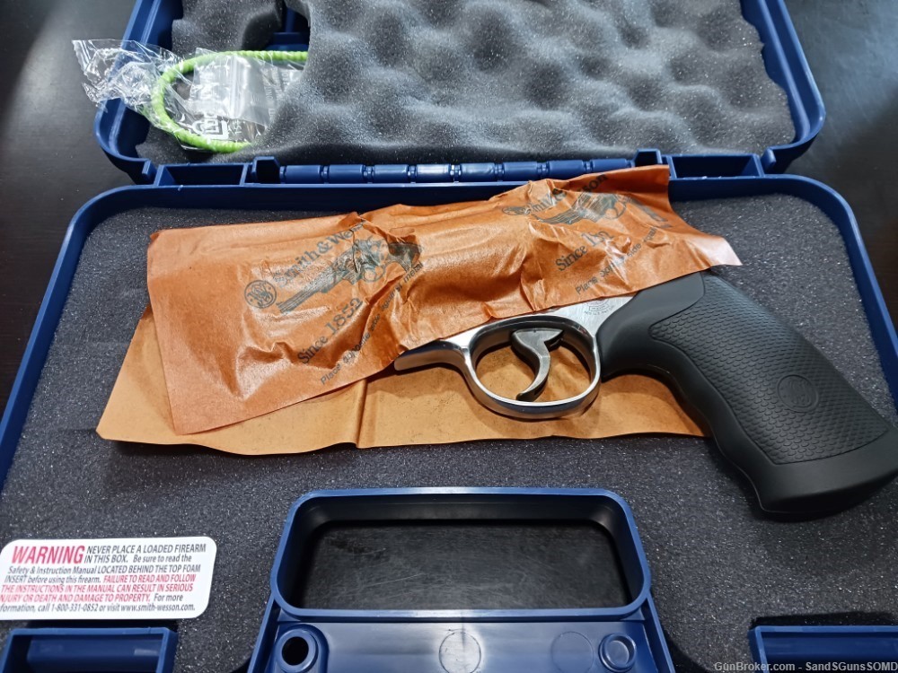 SMITH & WESSON 629 44 MAGNUM 4" Stainless Double Action Revolver -img-6