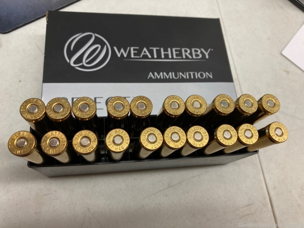 20-Rounds of Weatherby Select 7mm WBY MAG Ammunition 154Gr Interlock NIB-img-0