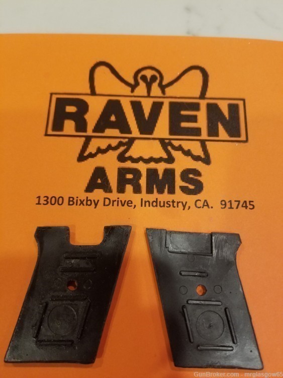 Raven / Phoenix Arms MP25, P25 Smooth Grips w/medallions (Lg Sliding Safety-img-6
