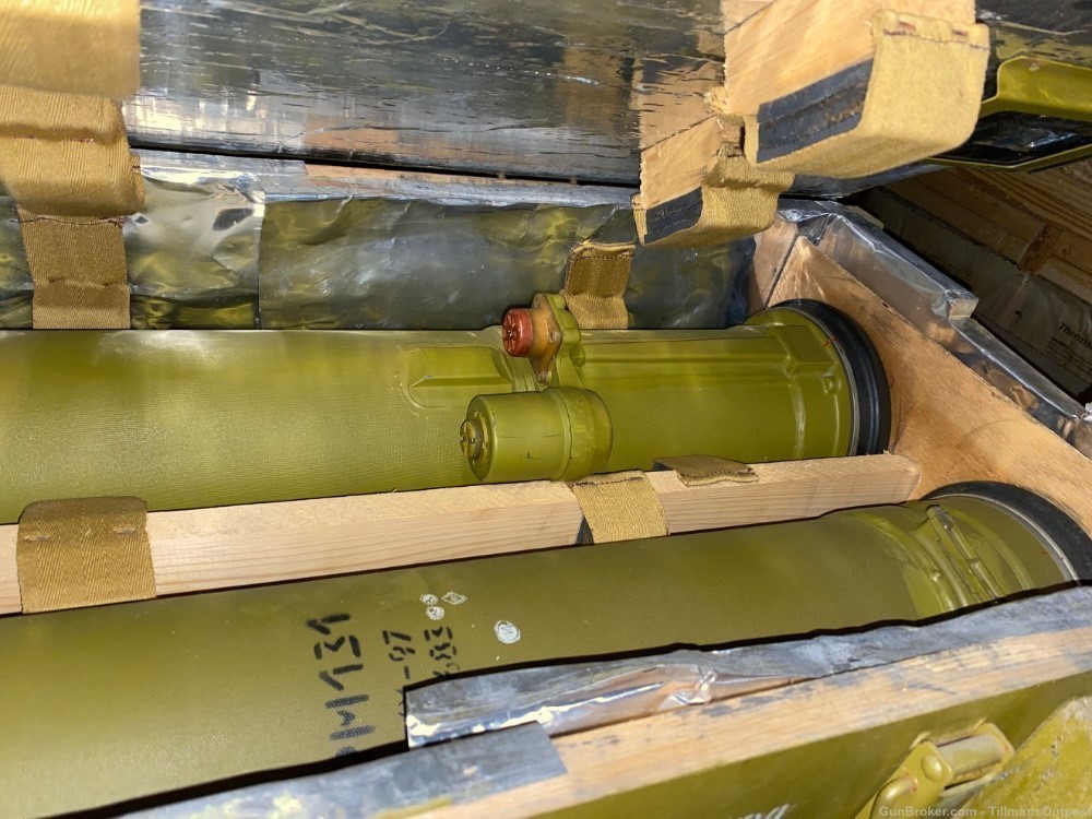Cold War Soviet Union 9K115 Metis launcher tubes in original box-img-6