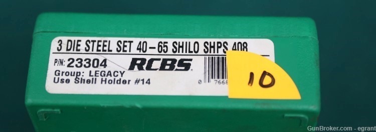RCBS 40-65 Shilo Sharps 2 Die set with Lee Expander-img-0