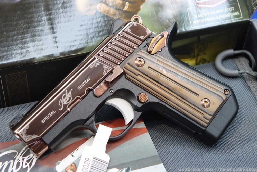 Kimber Model MICRO 380 Pistol ROSE GOLD 2-Tone 380ACP G10 Compact SAO Ambi-img-1