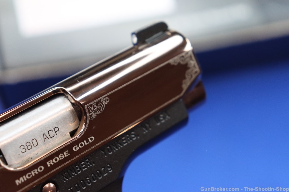 Kimber Model MICRO 380 Pistol ROSE GOLD 2-Tone 380ACP G10 Compact SAO Ambi-img-11