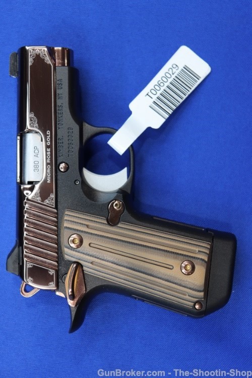 Kimber Model MICRO 380 Pistol ROSE GOLD 2-Tone 380ACP G10 Compact SAO Ambi-img-5