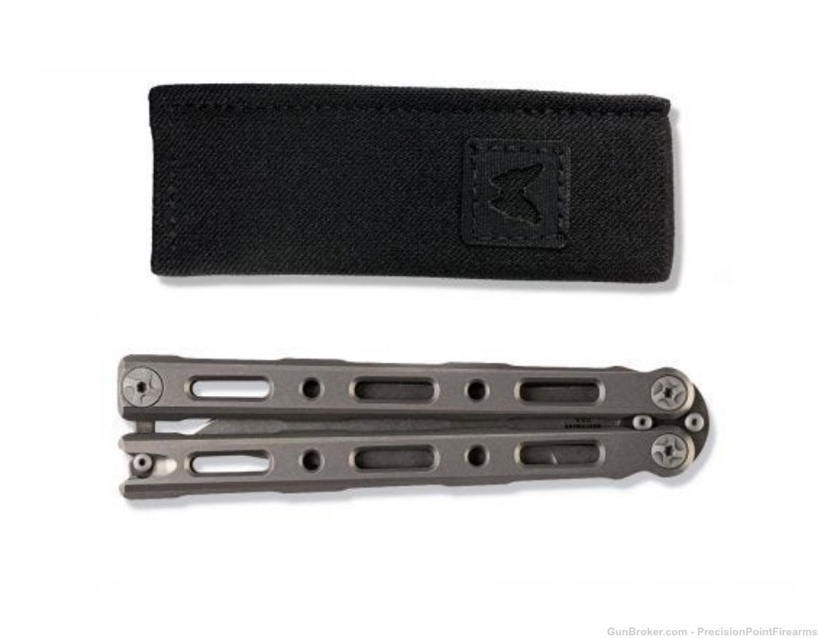 Benchmade 85 Ti Bali-Song 4.4" Butterfly Knife Titanium-img-10