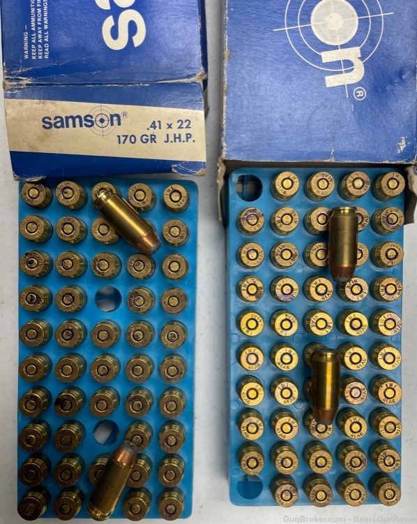 41 Action Express IMI Samson 100 rounds 170gr JHP -img-0