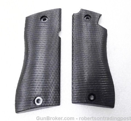 Correct Replacement Grips fit Star BM9 Pistols Black Polymer No Screws -img-1
