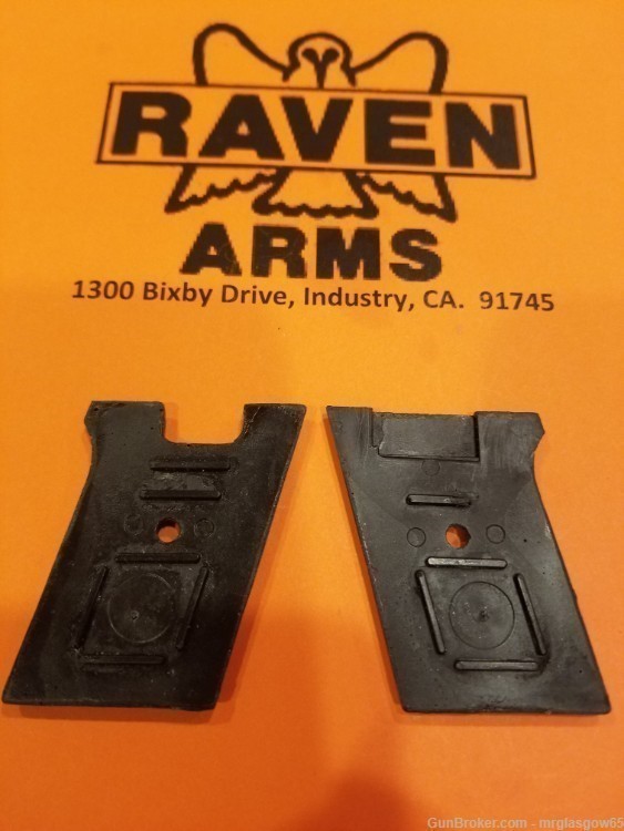 Raven/Phoenix Arms MP-25, P-25 Smooth Black Grips (Large Sliding Safety)-img-6