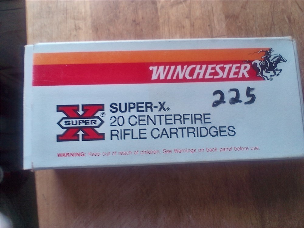 Winchester Super X cf 225 Winchester 55 gr. pointed soft point ammo-img-4