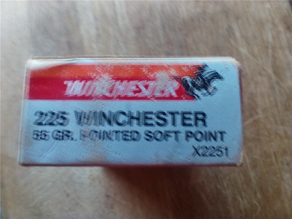 Winchester Super X cf 225 Winchester 55 gr. pointed soft point ammo-img-0