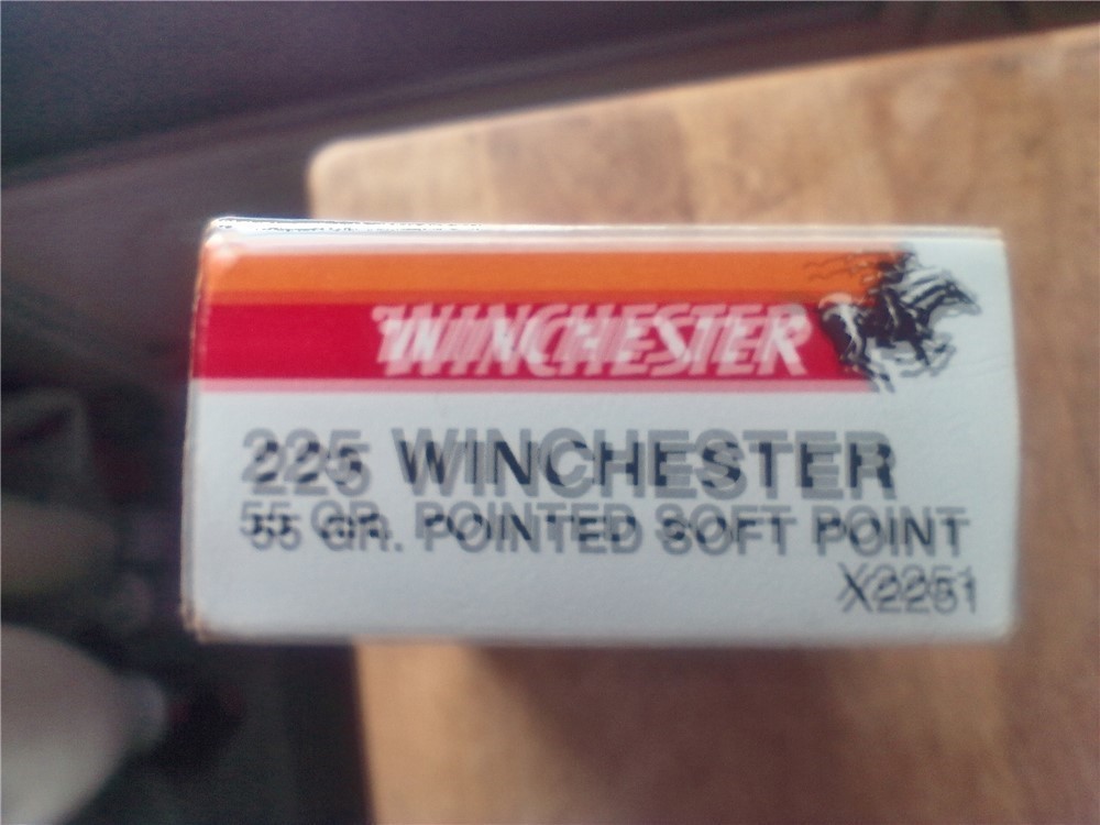 Winchester Super X cf 225 Winchester 55 gr. pointed soft point ammo-img-7