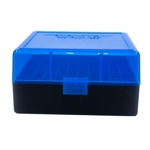 Berrys Ammo Boxes 223/556/300 BLACKOUT 100 Rd Plastic BLUE COLOR-img-0