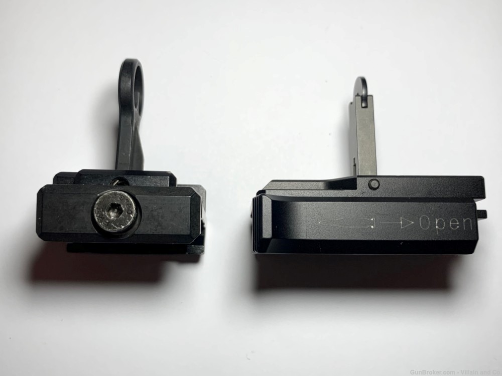 USED - Heckler & Koch HK HK416 MR223 Folding BUIS Iron Sight Set-img-3