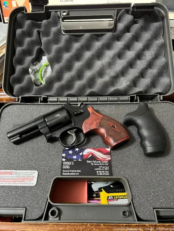 SMITH & WESSON MOD19 CARRY COMP 357MAG 3" NS 12039|POWERPORT BBL|NIGHT SGTS-img-0