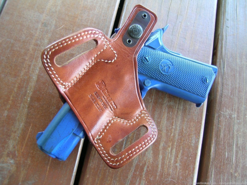 Galco #SIL212 Leather Thumbsnap Holster Colt 1911-img-2