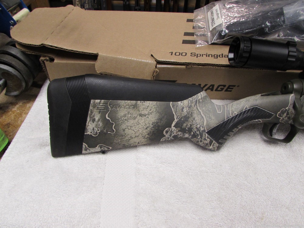 Savage 110 Timberline 300 WSM w/ 4-16x44mm scope & box w/ Accy's-img-12