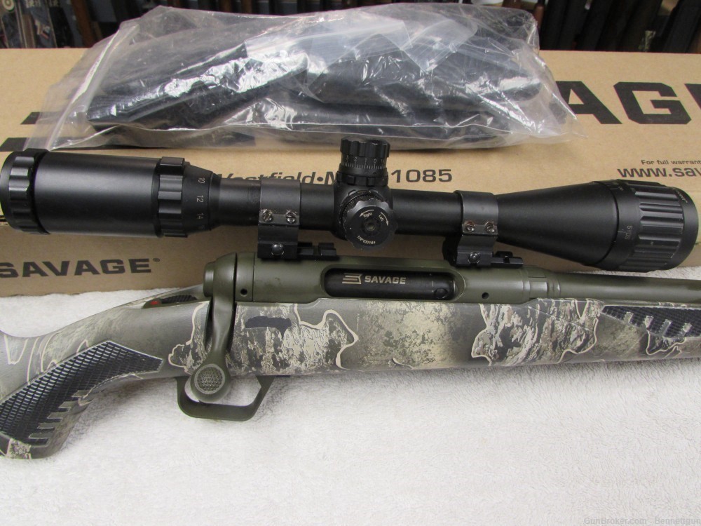 Savage 110 Timberline 300 WSM w/ 4-16x44mm scope & box w/ Accy's-img-14