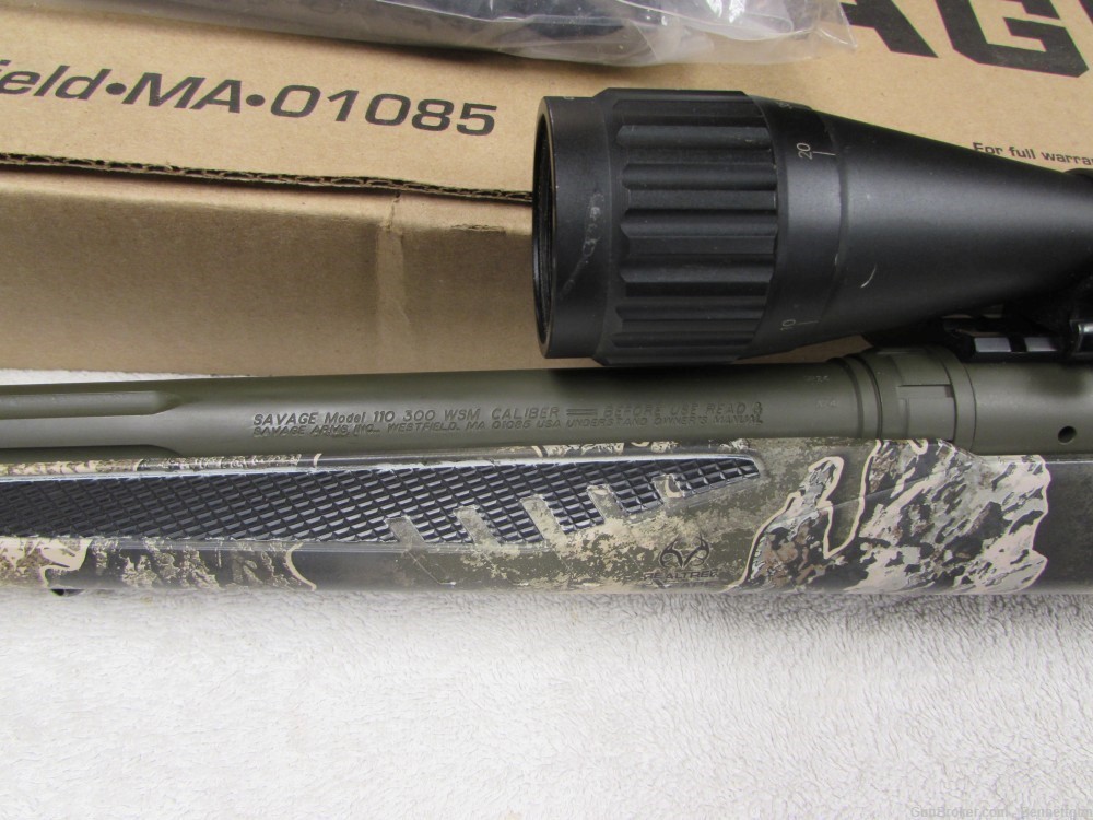 Savage 110 Timberline 300 WSM w/ 4-16x44mm scope & box w/ Accy's-img-6