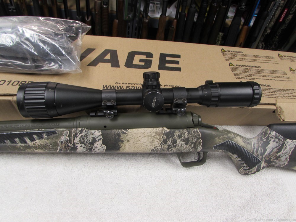 Savage 110 Timberline 300 WSM w/ 4-16x44mm scope & box w/ Accy's-img-3