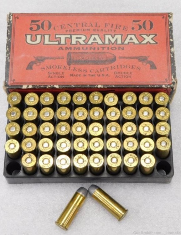 100 rounds of UltraMax 44-40 Winchester 44 WCF 200gr RNFP ammo-img-1
