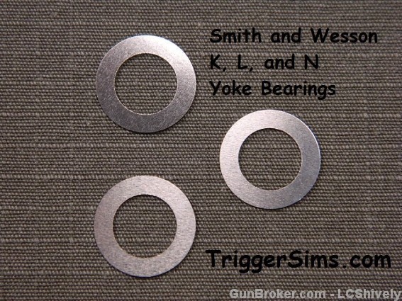 Smith & Wesson K L N Yoke Bearings - Yoke Shims 4 Pak-img-0