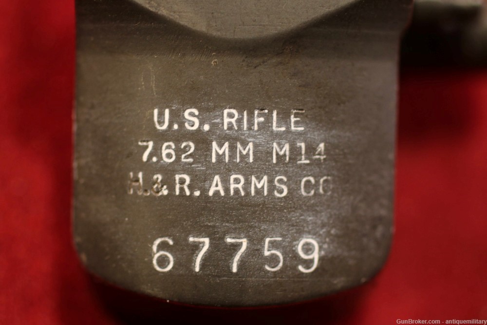 US M14 Receiver Back End with Full Auto Plug - H&R 67759-img-0