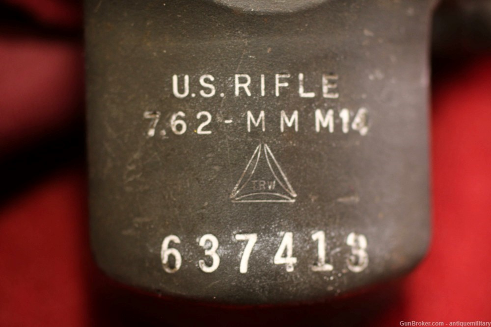 US M14 Receiver Back End with Full Auto Plug - TRW 637413-img-0