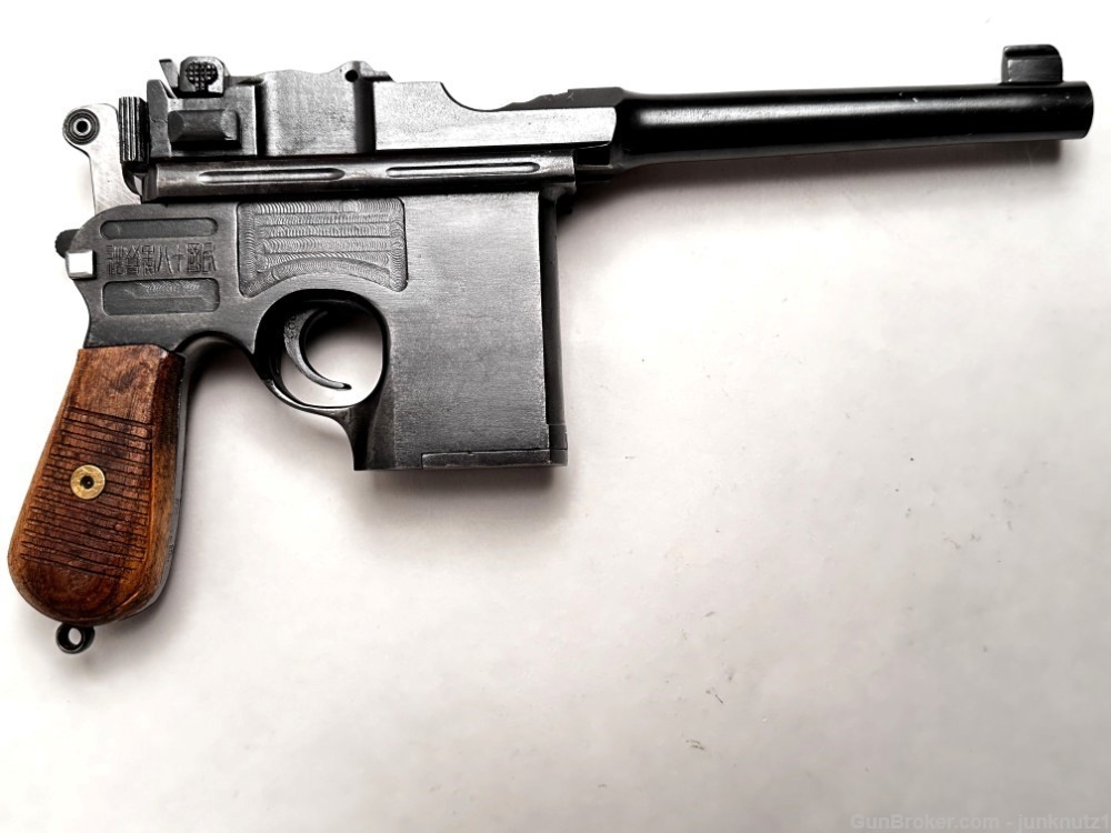 Mauser / Chinese Shansei Broomhandle C96 / 1896 in .45ACP Very Neat Gun!-img-1