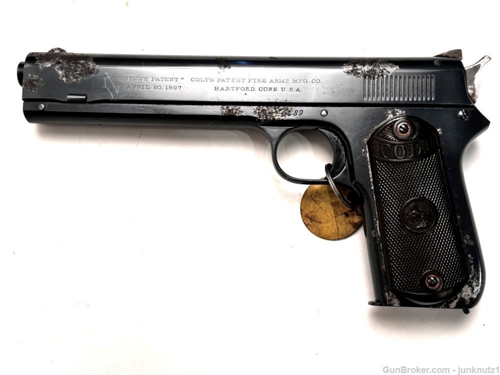 Colt Model 1900 Sight Safety Automatic Pistol Made 1901 Weller Collection-img-0