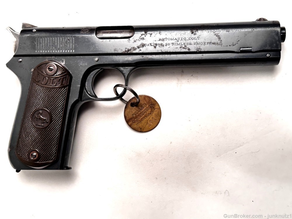 Colt Model 1900 Sight Safety Automatic Pistol Made 1901 Weller Collection-img-1