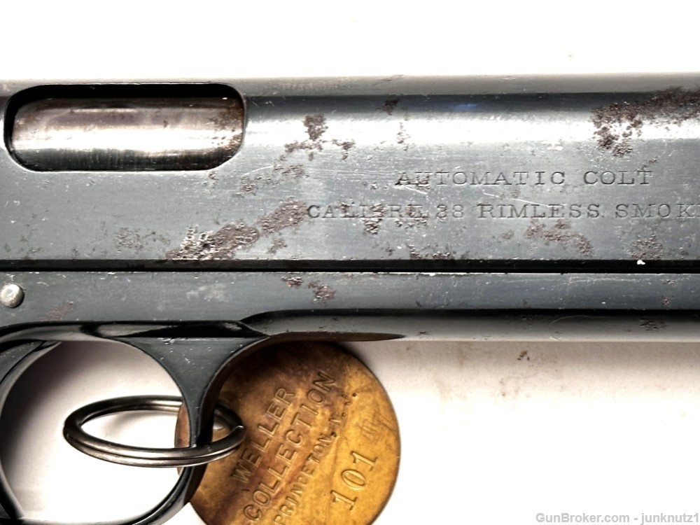 Colt Model 1900 Sight Safety Automatic Pistol Made 1901 Weller Collection-img-7