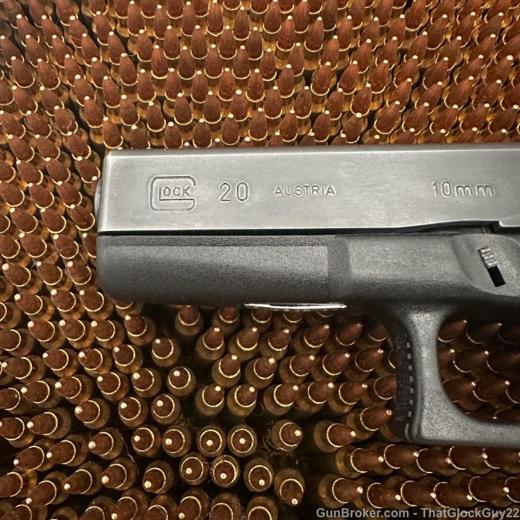 Rare Gen 2 Glock 20 Two Letter 10mm Austrian Made Preban MA CA OK-img-3