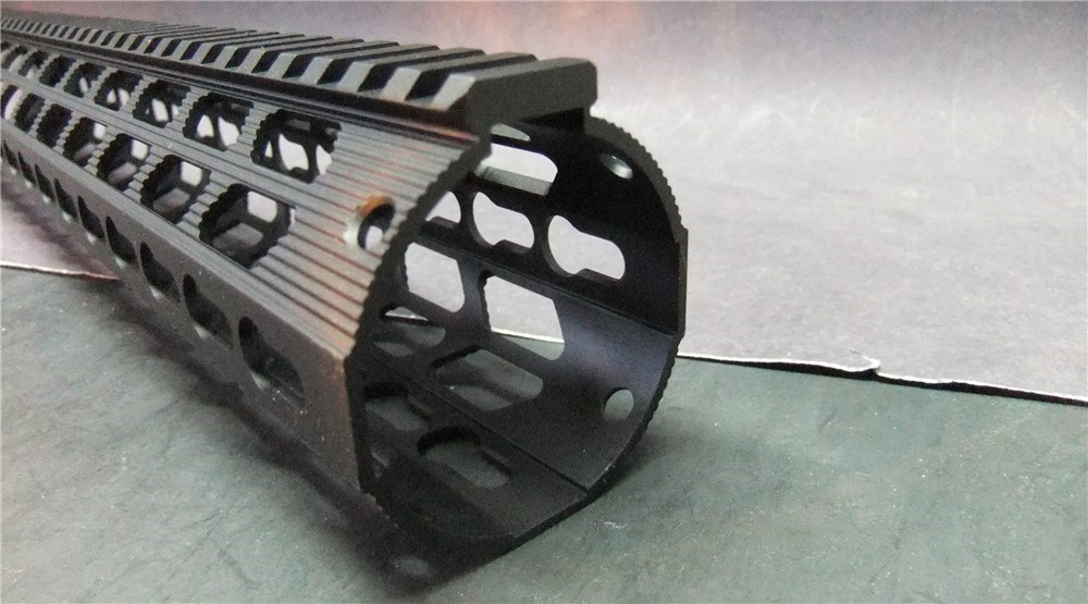 17" AR10 LOW Profile Keymod Free Float Handguard Rail AR-10 .308 7.62 Grip-img-1