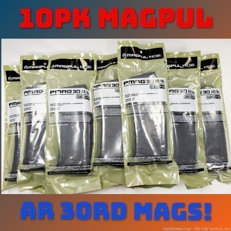 AR 30Rd. MAGPUL MAGAZINE 10 PACK-img-0