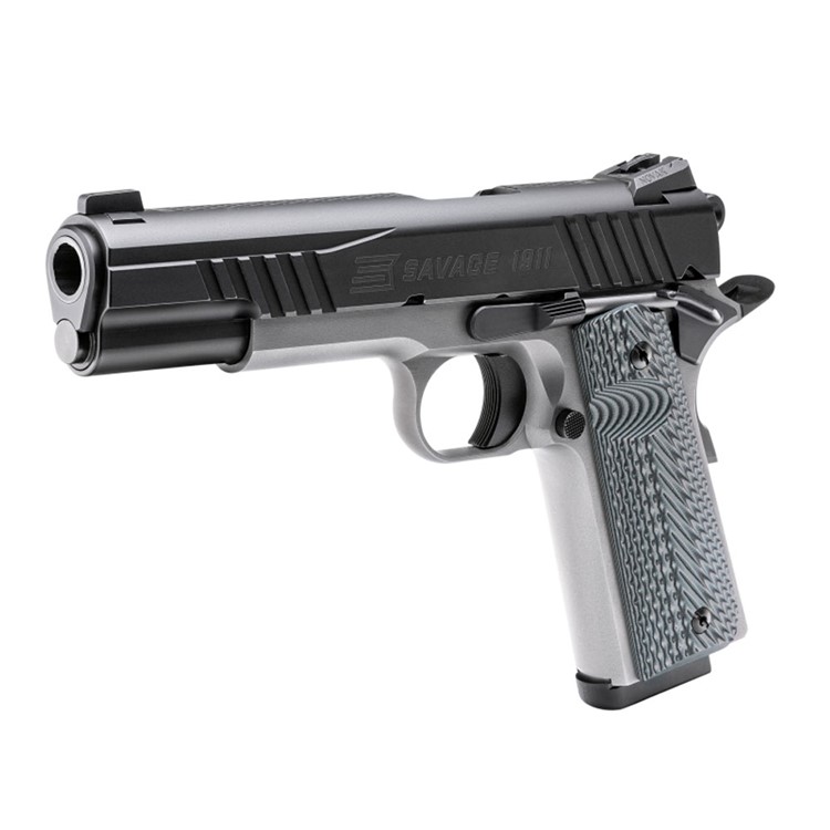 SAVAGE 1911 Government Style .45 Auto 5in 8rd Two-Tone Pistol (67201)-img-2