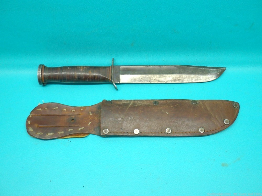 Scarce WWII Western Cutlery G46 / 46-8 US Military Combat Knife-img-0