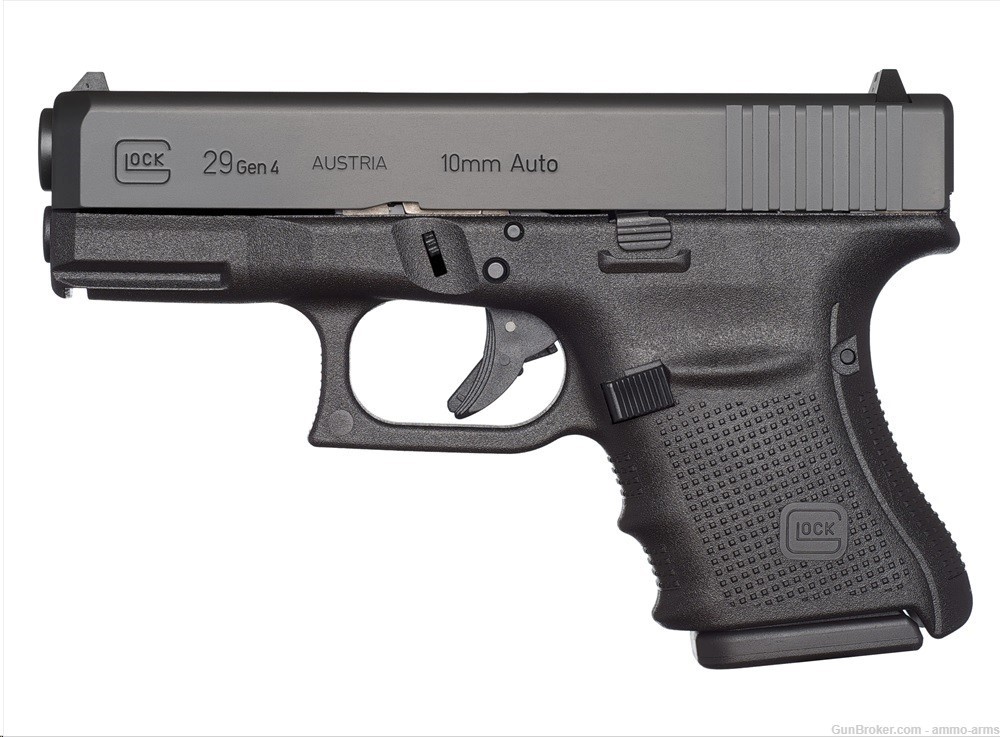 Glock G29 Gen 4 Compact 10mm 3.78" Black 10 Rounds PG2950201-img-2