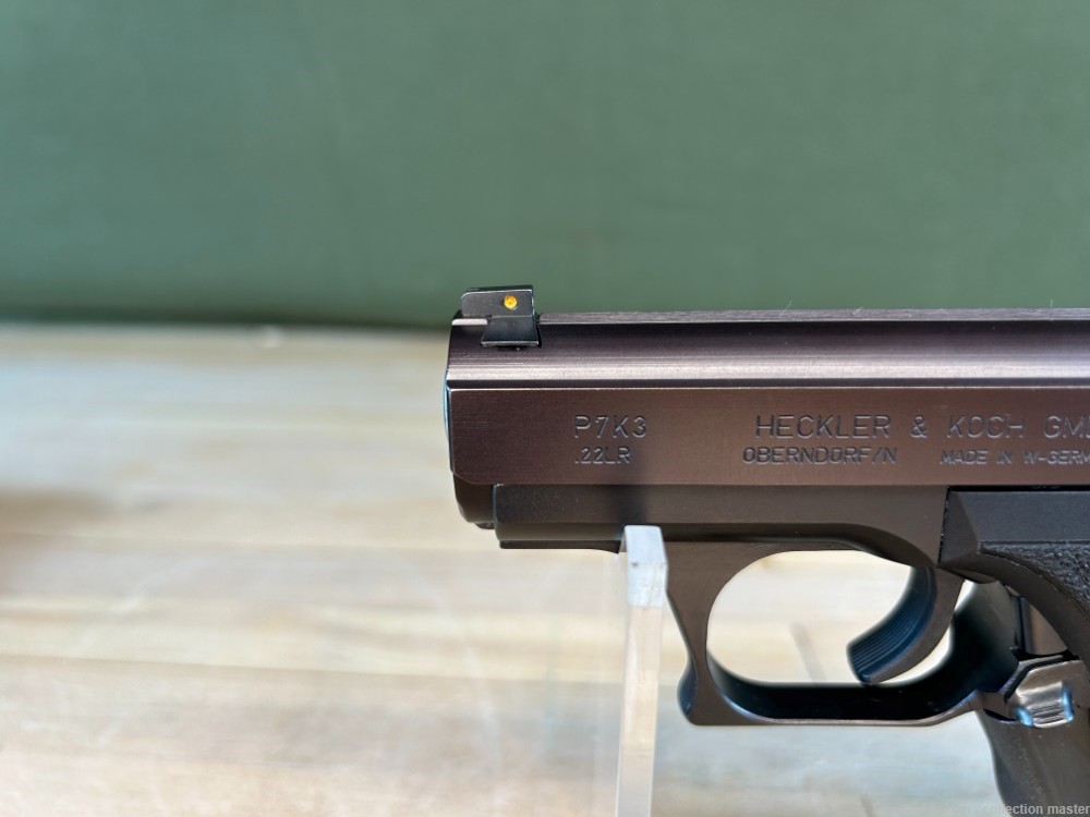 H&K P7K3 Squeeze Cocker Heckler & Koch .22 LR Pistol 1994 Rare Like New HK -img-2