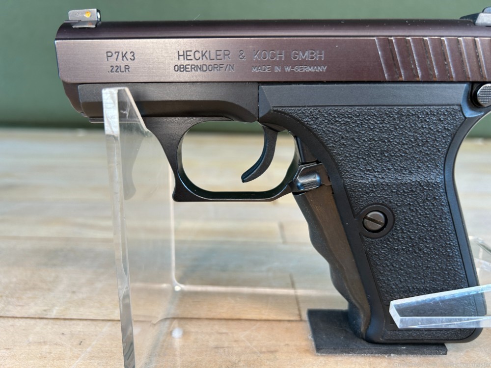 H&K P7K3 Squeeze Cocker Heckler & Koch .22 LR Pistol 1994 Rare Like New HK -img-6